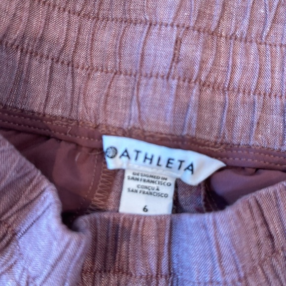 Athleta linen pants size 6 - Picture 3 of 5